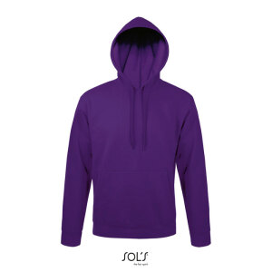 SNAKE sweter z kapturem dark purple