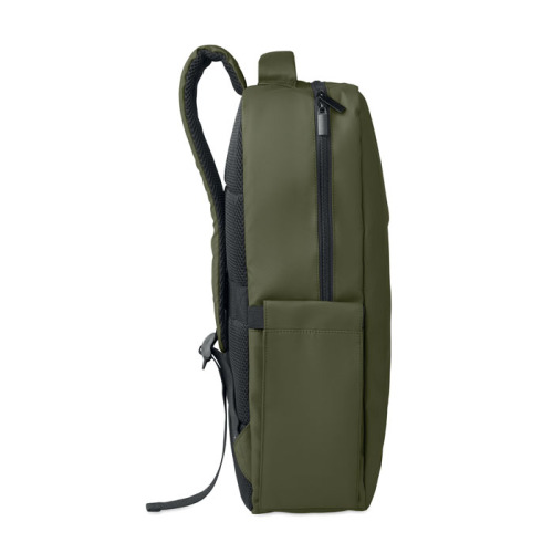 plecak na laptopa 15" PU RPET Zieleń Wojskowa MO3208-49 (3)