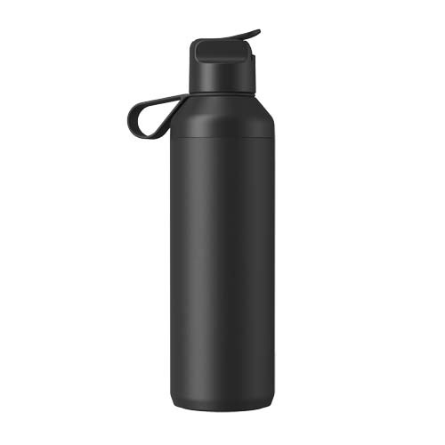 Bidon Ocean Bottle Peak GO 710 ml z recyklingowanej stali nierdzewnej Czarny obsydianowy 10094090 (1)