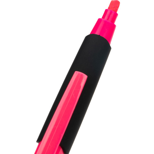 Długopis plastikowy z zakreślaczem touch pen EMMETT Różowy 1096511 (6)