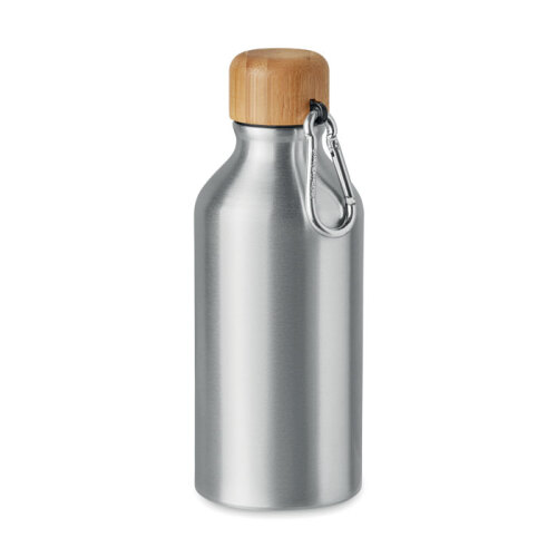 Butelka aluminiowa 400 ml srebrny mat MO6490-16 