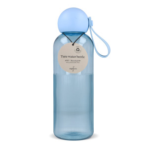 Sagaform Ture butelka na wodę 600 ml Transparentny / jasnoniebieski