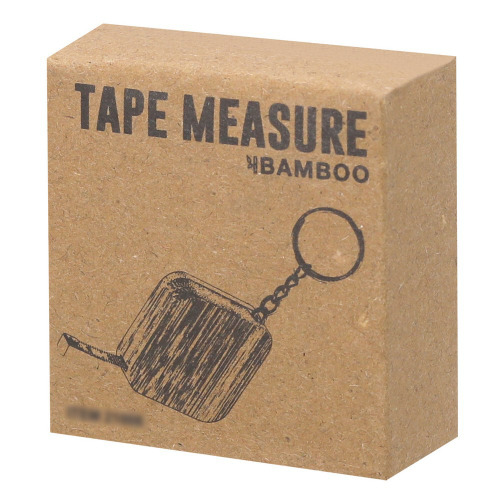Bambusowy brelok do kluczy, miara 1m Drewno V2102-17 (3)
