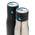 Butelka monitorująca ilość wypitej wody 650 ml Aqua czarny, niebieski P436.881 (6) thumbnail