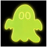 Naklejka odblaskowa duch, mała Neonowy żółty 1PR03206 (4) thumbnail