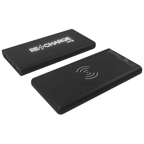SCX.design P40 podświetlany bezprzewodowy powerbank 10 000 mAh Czarny 2PX06090 (2)
