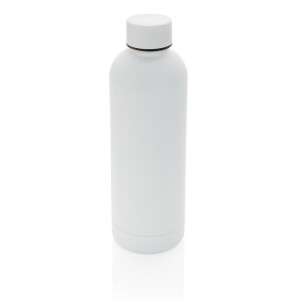 Butelka termiczna 500 ml, stal nierdzewna z recyklingu biały