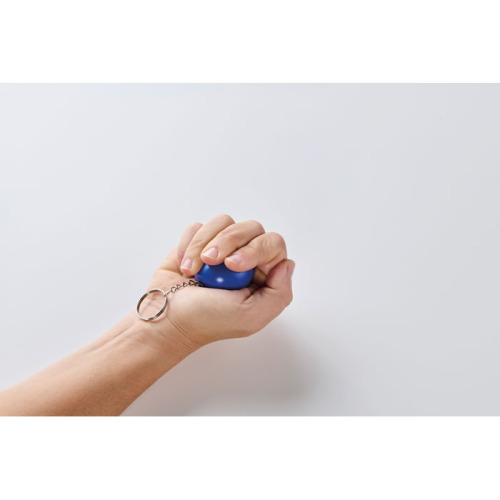 Brelok w kształcie kuli z PU Niebieski MO2454-04 (3)