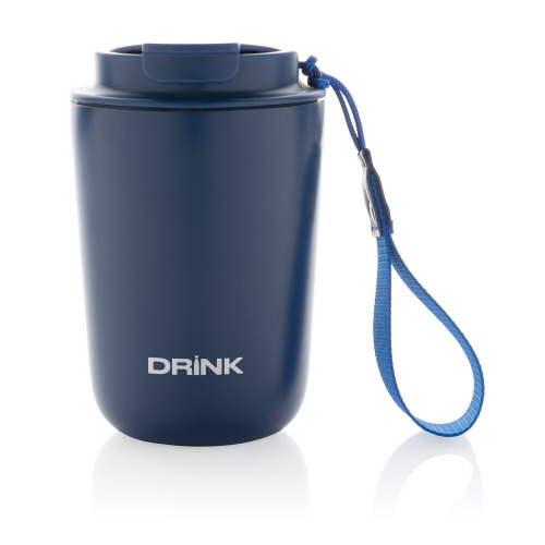 Kubek termiczny 380 ml Cuppa, stal nierdzewna z recyklingu niebieski P435.025 (6)
