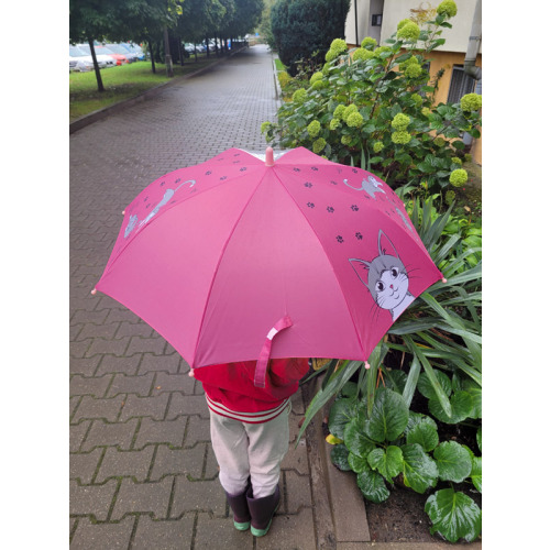 Parasol dziecięcy MIAU Różowy 37064-21 (5)