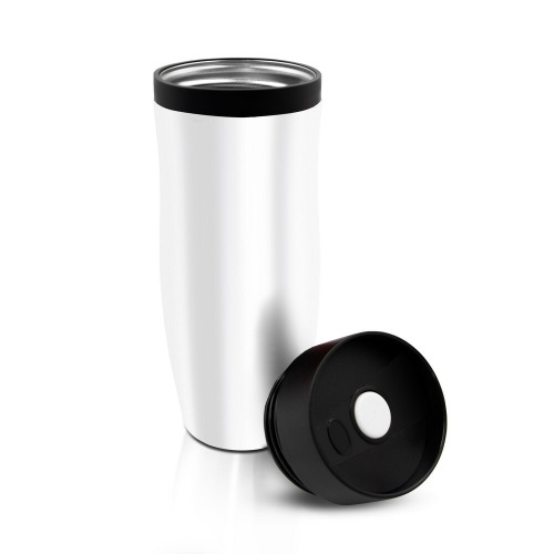 Kubek termiczny 375 ml Air Gifts | Jackson Biały V4988-02 (2)