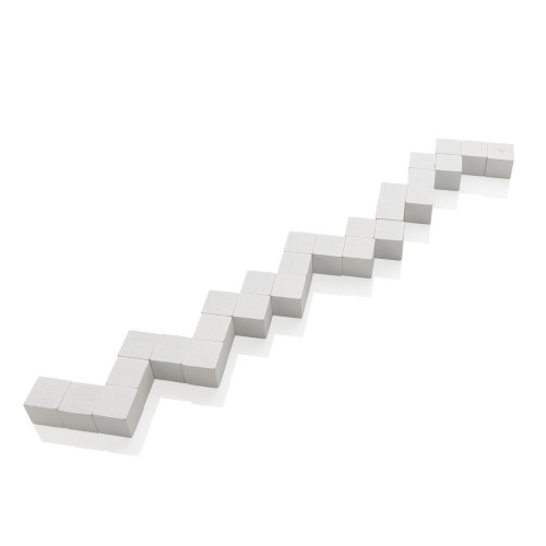 Drewniana gra zręcznościowa w pokrowcu Biały P940.113 (2)