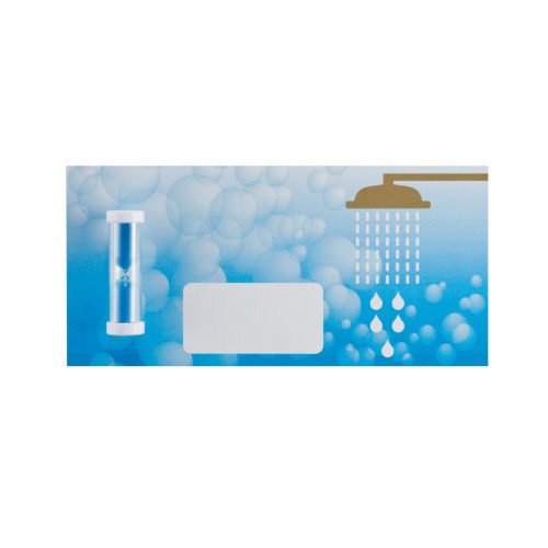 Minutnik pod prysznic, klepsydra z przyssawką Niebieski P269.130 (1)