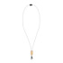 Paracord R-PET lanyard Biały LT95306-N0001  thumbnail