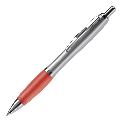 Długopis Hawaï srebrny Srebrny / czerwony LT80422-N0521 