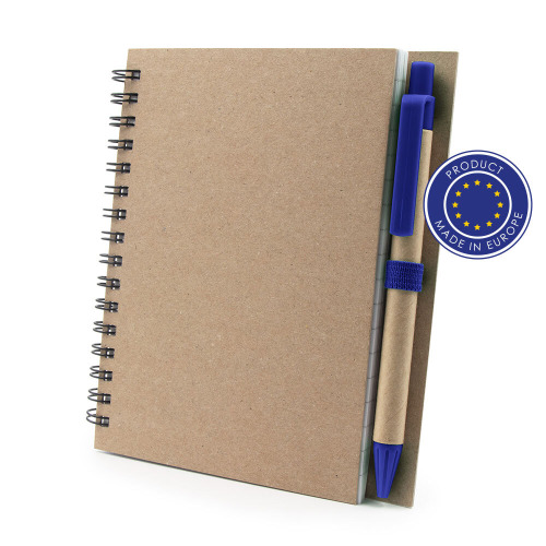 Notatnik A6 z długopisem | Sidney Granatowy V9000-04 