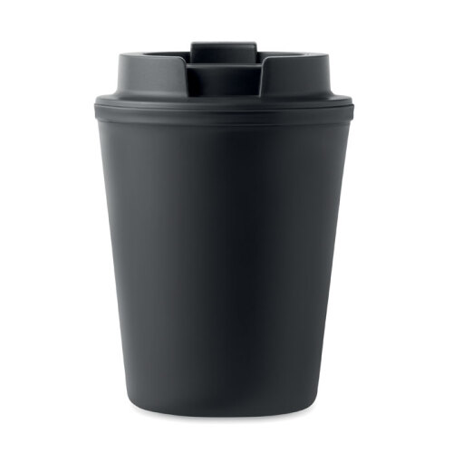 Kubek z recyklingu z PP 300 ml czarny MO6866-03 (1)