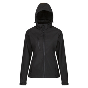 Kurtka Damska Slim Softshell 3-warstwowa Wodoodporna Oddychająca - Navy & Navy