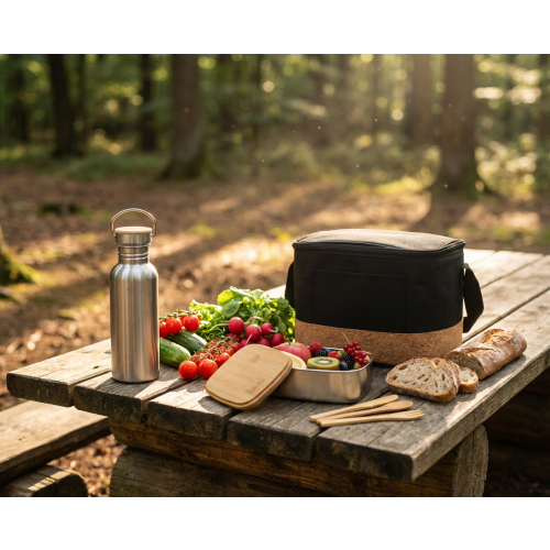 Zestaw butelka, lunch box, torba termiczna REIMS Wielokolorowy 3572mc (3)