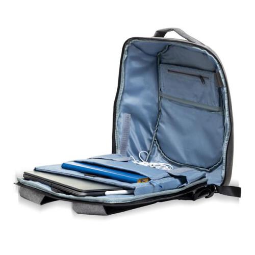 Antykradzieżowy plecak z miejscem na laptopa 15,6` / Safback Czarny IP31073011 (6)