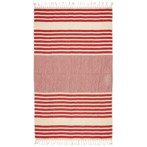 Citizen Green Azov ręcznik typu fouta o gramaturze 270 g/m² Czerwony 1PZ00521 (1)