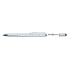 Długopis wielofunkcyjny, poziomica, śrubokręt, touch pen srebrny V1996-32 (2) thumbnail
