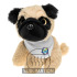 Aksel, pluszowy pies mops jasnobrązowy HE745-18 (11) thumbnail