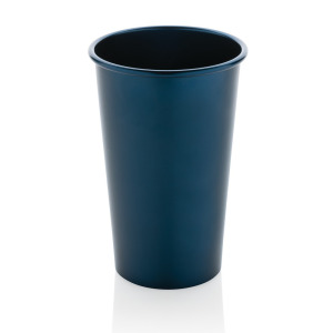 Lekki kubek podróżny 450 ml Alo, aluminium z recyklingu