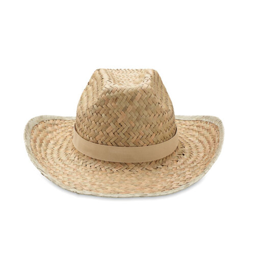 Słomiany kapelusz kowbojski beżowy MO6755-13 (1)