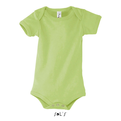 BAMBINO Dziecięce body 180g-WH-XXS Apple Green S00583-AG-XS 