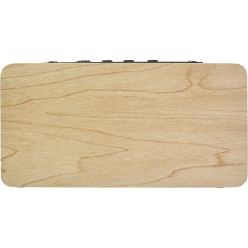 Drewniany głośnik bezprzewodowy 2 x 5W brązowy V0337-16 (5)