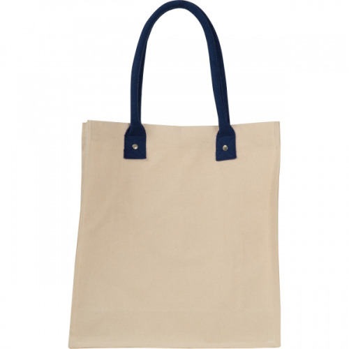 Torba płócienna z długimi uszami 320 g/m2 RODOLFO Granatowy 6521844 (3)