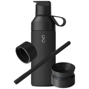 Ocean Bottle zestaw upominkowy 3 w 1 o pojemności 500 ml Obsidian Black