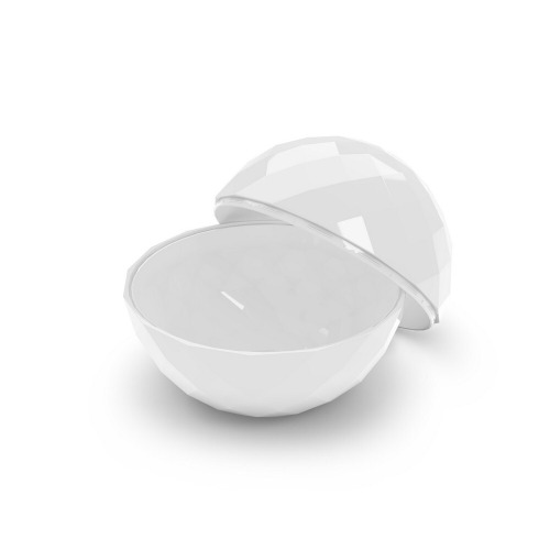 Kula upominkowa, pojemnik na upominki reklamowe | Indome Biały V0901-02 (6)