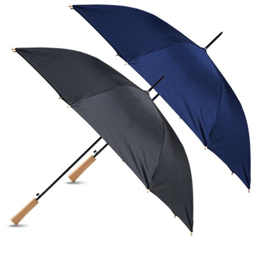 Parasolka z drewnianym uchwytem / Newport Czarny IP35039211 (6)