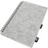 Notatnik A5 w linie BRENDA Szary 2374407  thumbnail
