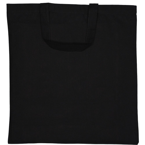 Torba bawełniana z krótkimi uszami 140 g/m2 BREGENZ Czarny 068003 (1)