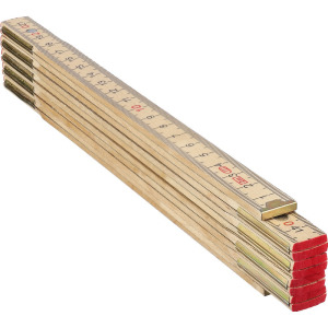 Miara składana 2m Brązowy