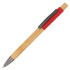 Pióro kulkowe Madrid bamboo Czerwony LT87752-N0021  thumbnail