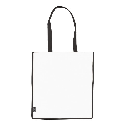 Torba non-woven 75g/m² Biały / czarny LT91479-N0102 (1)