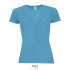 SPORTY Damski T-Shirt 140g Aqua S01159-AQ-XS  thumbnail