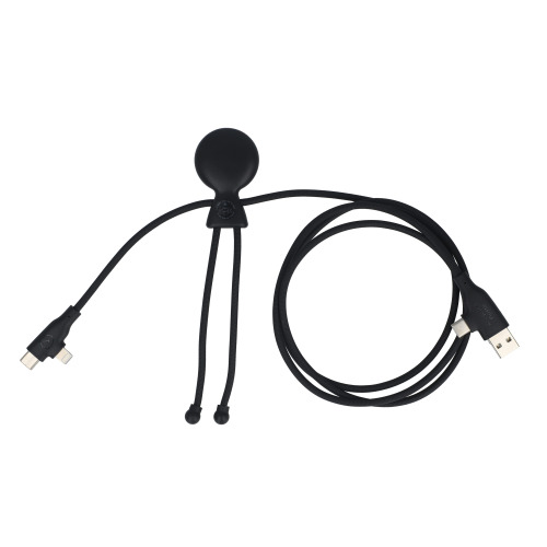 Xoopar Mr. Bio Long 60 W PD kabel do ładowania 1.2 metra Czarny LT41024-N0002 (3)
