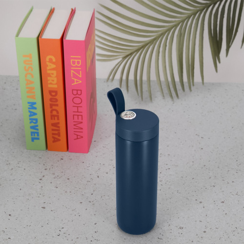 Butelka termiczna 500 ml z termometrem Granatowy VA394-04 (4)