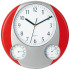 Zegar ścienny, stacja pogodowa Czerwony V3251-05  thumbnail