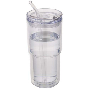 Kubek plastikowy Archer o pojemności 480 ml z podwójnymi ściankami