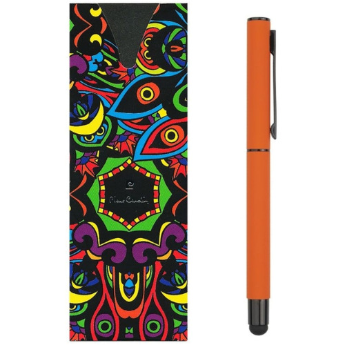 Pióro kulkowe touch pen soft touch CELEBRATION Pierre Cardin Pomarańczowy B0300601IP310 (1)