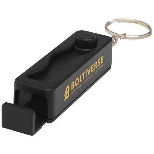 Aggia podstawka pod telefon z bambusa z zabawką sensoryczną z tworzyw sztucznych pochodzących z recyklingu Czarny 12446090 (1)