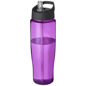 Bidon H2O Tempo® o pojemności 700 ml z wieczkiem z słomką Fioletowy