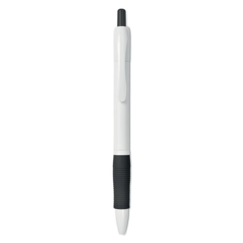 Długopis z gumowym uchwytem czarny MO9483-03 