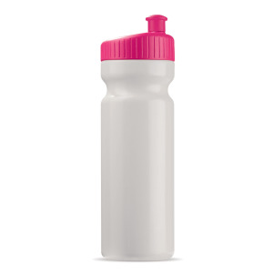 Bidon Sportowy Design 750ml Biały / różowy